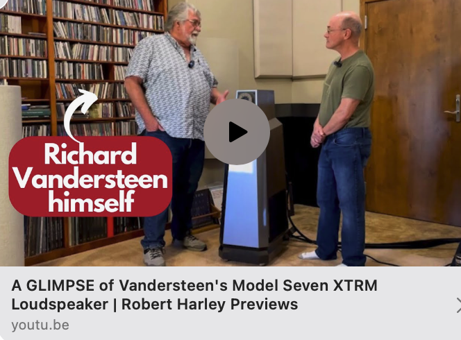 Richard Vandersteen and Robert Harley Video